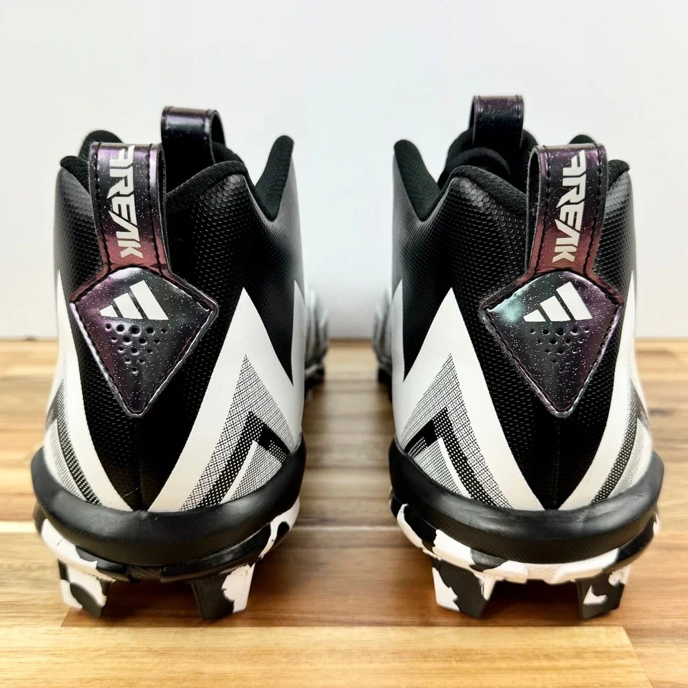 Adidas Freak Spark Football MD 23 Cleats Black White Iridescent Mens 15 - Picture 5 of 10